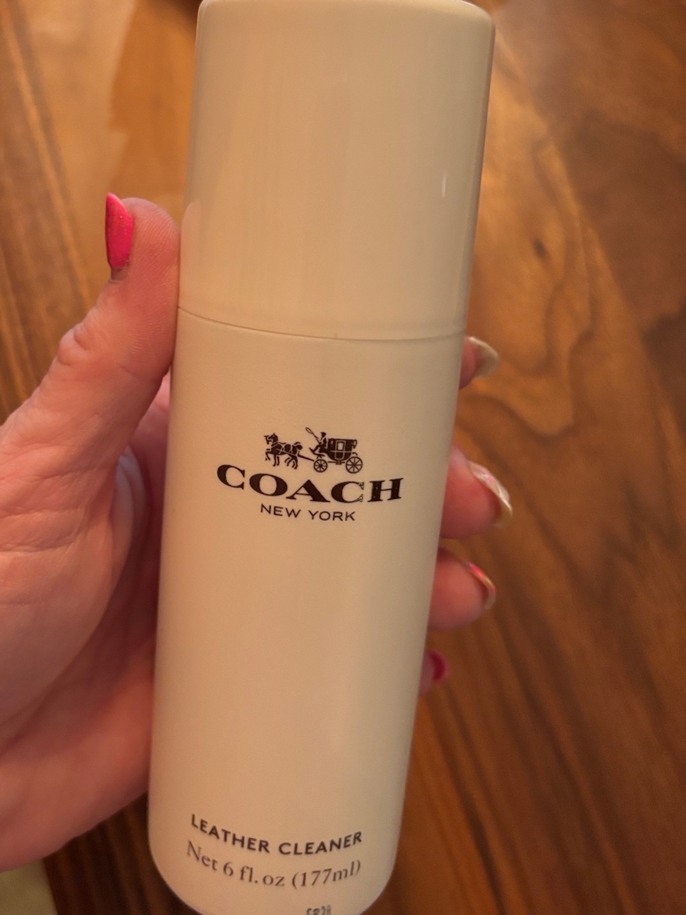 Coach New York Leather Cleaner 6 oz Full Bottle Leather Handbag Care